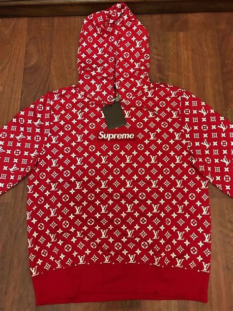 ta lv supreme replica hoodie|louis vuitton hoodie neck tag.